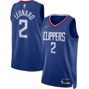 Pratico Meraviglioso Incantevole Kawhi Leonard LA Clippers Nike 2021/22 Diamond Swingman Jersey Icon Edition Royal