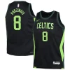 Pratico Moderno Duraturo Kristaps Porzingis Boston Celtics Nike Youth 2024/25 Swingman Player Jersey City Edition Black
