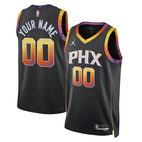 Pratico Phoenix Suns Jordan Brand Unisex 2022/23 Swingman Custom Jersey Statement Edition Black