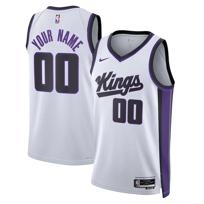 Eccezionale Sacramento Kings Nike Unisex Swingman Custom Jersey Association Edition White