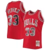 Pratico Scottie Pippen Chicago Bulls 1997/98 Hardwood Classics NBA 75th Anniversary Diamond Swingman Jersey Red