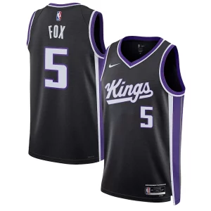 Moderno Fascinante Stupendo De'Aaron Fox Sacramento Kings Nike Unisex Swingman Jersey Association Edition Black