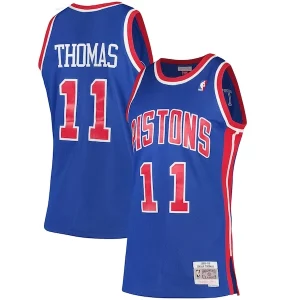 Pratico Sofisticato Meraviglioso Isiah Thomas Detroit Pistons 1988/89 Hardwood Classics Swingman Jersey Blue