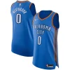 Pratico Splendido Russell Westbrook Oklahoma City Thunder Nike Authentic Player Jersey Icon Edition Blue