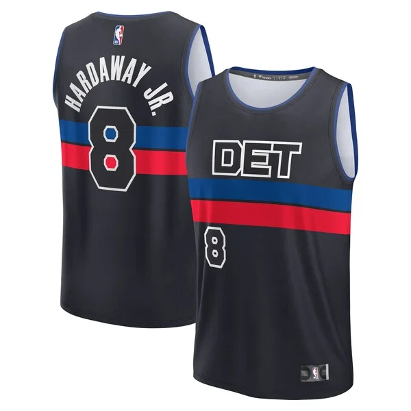 Pratico Tim Hardaway Jr. Detroit Pistons Youth Fast Break Player Jersey Statement Edition Black