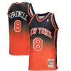 Prestigioso Attraente Latrell Sprewell New York Knicks 1998/99 Hardwood Classics Fadeaway Swingman Player Jersey Orange/Black