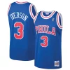 Prestigioso Bellissimo Allen Iverson Philadelphia 76ers 1996/97 Hardwood Classics Throwback Swingman Jersey Royal