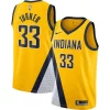 Prestigioso Bellissimo Myles Turner Indiana Pacers Nike Swingman Jersey Gold Statement Edition