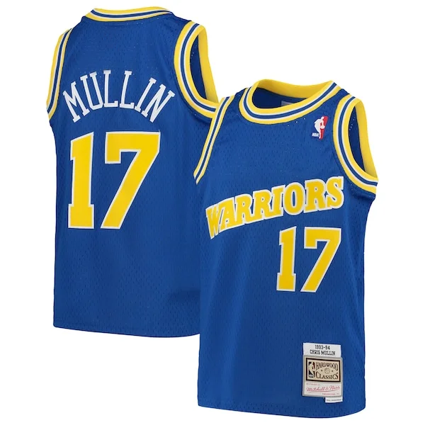 Prestigioso Chris Mullin Golden State Warriors Youth 1993/94 Hardwood Classics Swingman Jersey Royal