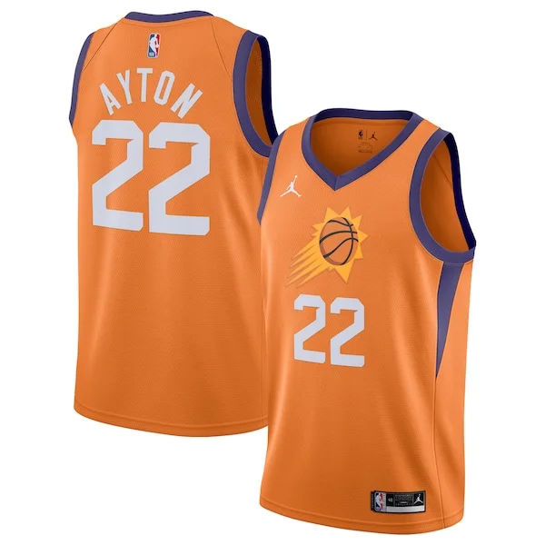 Prestigioso Deandre Ayton Phoenix Suns Jordan Brand 2020/21 Swingman Jersey Statement Edition Orange