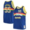 Prestigioso Dikembe Mutombo Denver Nuggets 1991/92 Big & Tall Hardwood Classics Swingman Jersey Royal