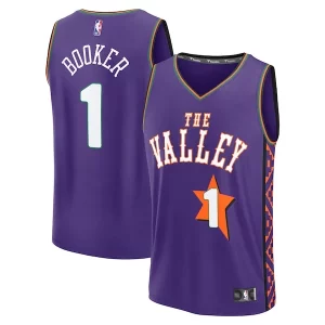 Splendido Devin Booker Phoenix Suns Youth 2024/25 Fast Break Player Jersey City Edition Purple