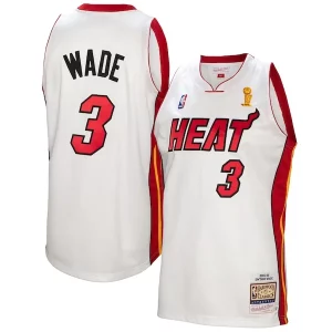 Prestigioso Dwyane Wade Miami Heat 2005 06 Authentic Player Jersey White