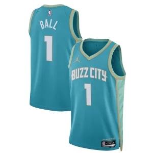 Prestigioso Fantastico LaMelo Ball Charlotte Hornets Jordan Brand Unisex 2023/24 Swingman Jersey Teal City Edition