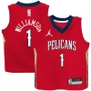 Prestigioso Fantastico Lussuoso Zion Williamson New Orleans Pelicans Jordan Brand Toddler 2020/21 Jersey Red Statement Edition