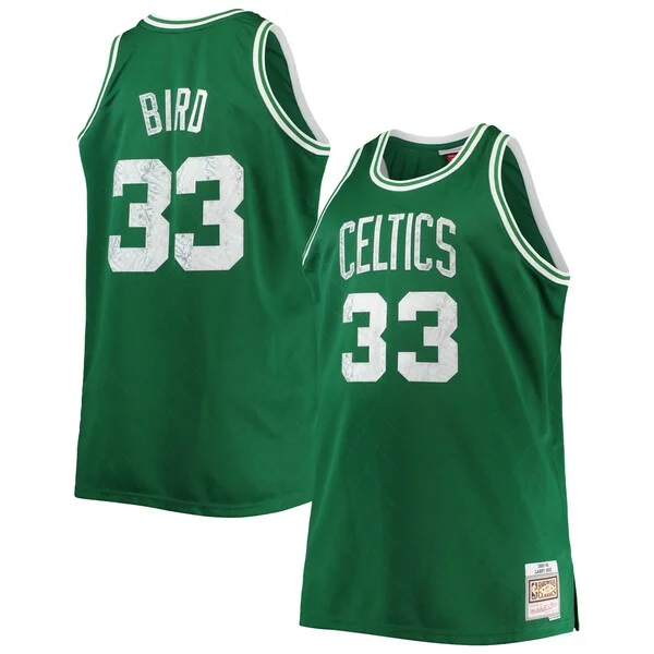 Prestigioso Fascinante Larry Bird Boston Celtics Big & Tall 1985/86 NBA 75th Anniversary Diamond Swingman Jersey Kelly Green