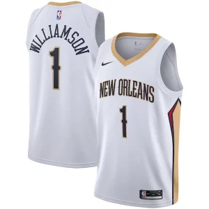 Prestigioso Meraviglioso Zion Williamson New Orleans Pelicans Nike 2019/2020 Swingman Jersey Association Edition White/Navy