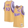 Prestigioso Moderno Mike Bibby Sacramento Kings 2005/06 Hardwood Classics Swingman Jersey Gold