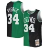 Prestigioso Paul Pierce Boston Celtics Hardwood Classics 2007/08 Split Swingman Jersey Black/Kelly Green