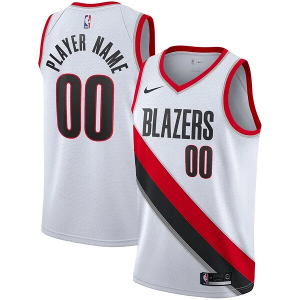 Prestigioso Portland Trail Blazers Nike 2020/21 Swingman Custom Jersey Association Edition White