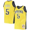 Prestigioso Pratico Meraviglioso Jalen Rose Indiana Pacers 1999/00 Hardwood Classics Swingman Jersey Gold