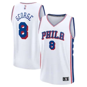 Trendy Fascinante Paul George Philadelphia 76ers Youth Fast Break Replica Player Jersey Association Edition White