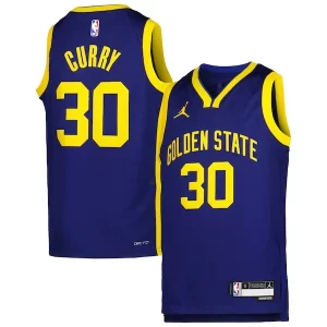 Prestigioso Sofisticato Incantevole Stephen Curry Golden State Warriors Jordan Brand Youth Swingman Jersey Statement Edition Blue
