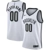 Raffinato Attraente Carino Brooklyn Nets Nike 2020/21 Swingman Custom Jersey Association Edition White