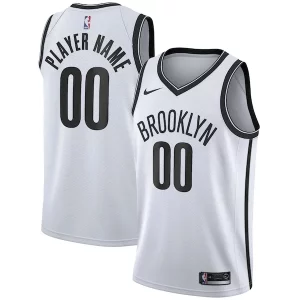 Raffinato Attraente Carino Brooklyn Nets Nike 2020/21 Swingman Custom Jersey Association Edition White