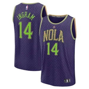 Raffinato Brandon Ingram New Orleans Pelicans 2024/25 Fast Break Player Jersey City Edition Purple