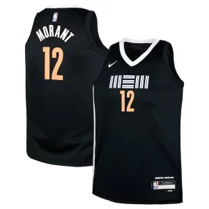 Raffinato Duraturo Robusto Ja Morant Memphis Grizzlies Nike Youth Swingman Replica Jersey City Edition Black