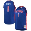 Raffinato Fantastico Chauncey Billups Detroit Pistons 2003/04 Big & Tall Hardwood Classics Swingman Jersey Blue