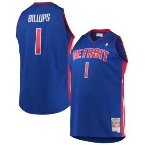 Raffinato Fantastico Chauncey Billups Detroit Pistons 2003/04 Big & Tall Hardwood Classics Swingman Jersey Blue