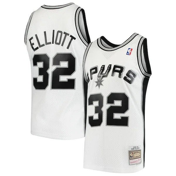 Raffinato Fantastico Sean Elliott San Antonio Spurs 1998/99 Hardwood Classics Swingman Jersey White