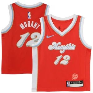 Delizioso Comodo Ja Morant Memphis Grizzlies Nike Toddler 2024/25 Swingman Player Jersey City Edition Red