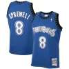 Raffinato Latrell Sprewell Minnesota Timberwolves 2001/02 Hardwood Classics Swingman Jersey Blue