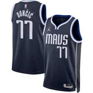 Raffinato Luka Dončić Dallas Mavericks Jordan Brand Unisex Swingman Jersey Statement Edition Navy