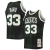 Raffinato Moderno Ottimo Larry Bird Boston Celtics 1985/86 Hardwood Classics Uninterrupted Swingman Jersey Black