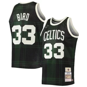 Raffinato Moderno Ottimo Larry Bird Boston Celtics 1985/86 Hardwood Classics Uninterrupted Swingman Jersey Black
