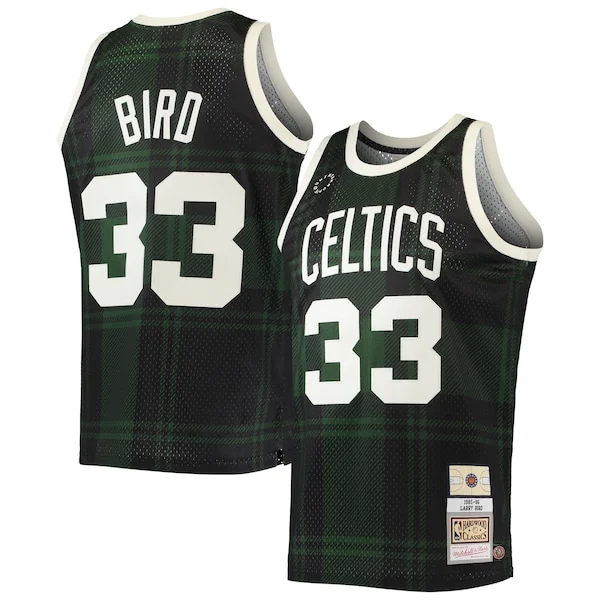 Raffinato Moderno Ottimo Larry Bird Boston Celtics 1985/86 Hardwood Classics Uninterrupted Swingman Jersey Black