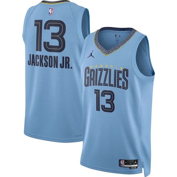 Raffinato Moderno Pratico Jaren Jackson Jr. Memphis Grizzlies Jordan Brand Unisex Swingman Jersey Statement Edition Light Blue