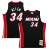Fascinante Robusto Accattivante Ray Allen Miami Heat Hardwood Classics Swingman Jersey Black