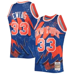 Raffinato Splendido Patrick Ewing New York Knicks Hardwood Classics 1991/92 Hyper Hoops Swingman Jersey Blue
