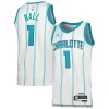 Raffinato Trendy LaMelo Ball Charlotte Hornets Jordan Brand Unisex Swingman Jersey Association Edition White/Teal