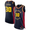 Resistente Attraente Stephen Curry Golden State Warriors Nike 2024/25 Authentic Player Jersey City Edition Navy