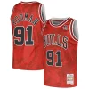 Resistente Cool Comodo Dennis Rodman Chicago Bulls 1997/98 Hardwood Classics Asian Heritage 6.0 Swingman Throwback Player Jersey Red