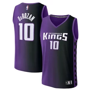 Resistente DeMar DeRozan Sacramento Kings Fast Break Replica Jersey Statement Edition Purple