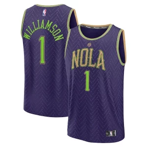 Trendy Gorgeous Classico Zion Williamson New Orleans Pelicans 2024/25 Fast Break Player Jersey City Edition Purple