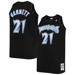 Resistente Eccezionale Ottimo Kevin Garnett Minnesota Timberwolves 1997/98 Big & Tall Hardwood Classics Swingman Jersey Black