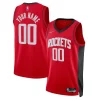 Resistente Houston Rockets Nike 2021/22 Diamond Swingman Custom Jersey Icon Edition Red